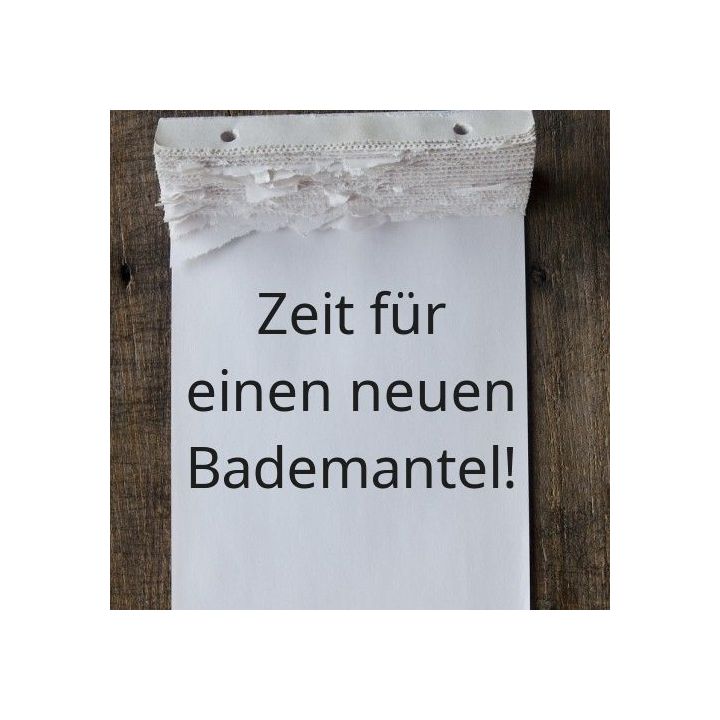 Bademantel-Kalender, Teil 1