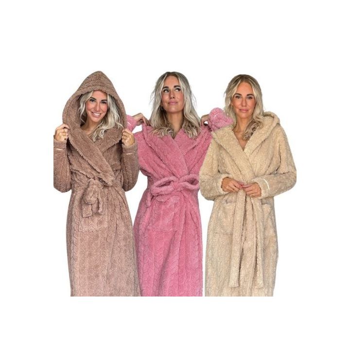 Bademäntel mit besonderen Texturen