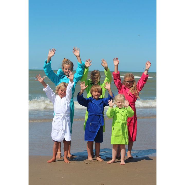 Bademäntel und Kinder und trotzdem gut aussehen