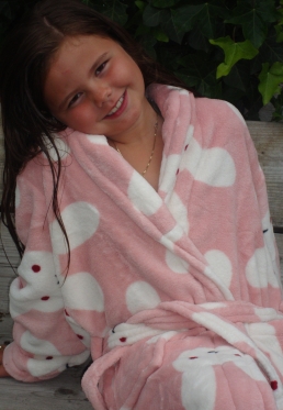 Little Bunny badjas / Kinder badjas - XL (11-13 jaar) - Print | Gr. XL (11-13 jaar)
