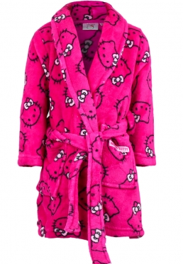 Hello Kitty badjas hardroze - 3 jaar - Roze | Gr. 3 jaar