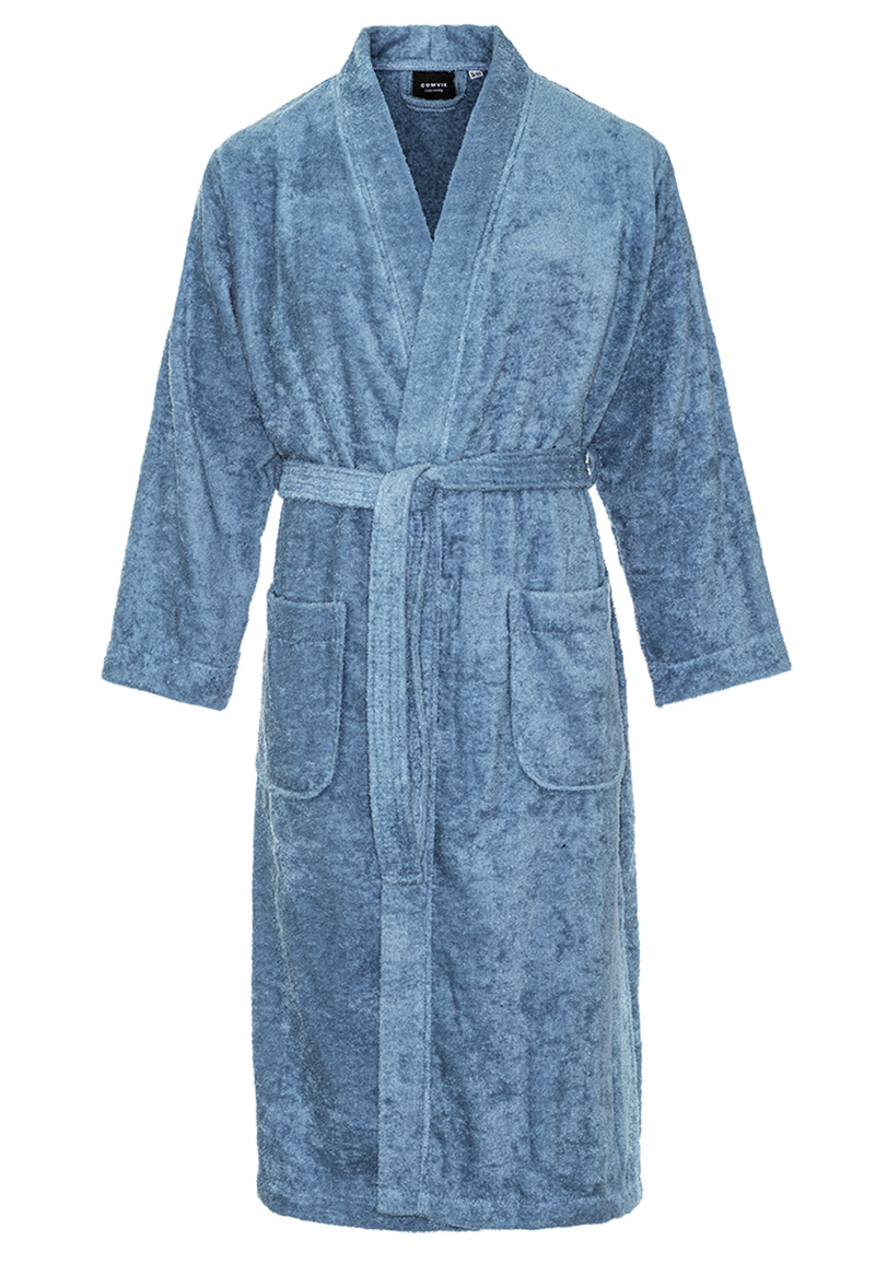Kimono badstof katoen - denim-s/m - Denim | Gr. s/m