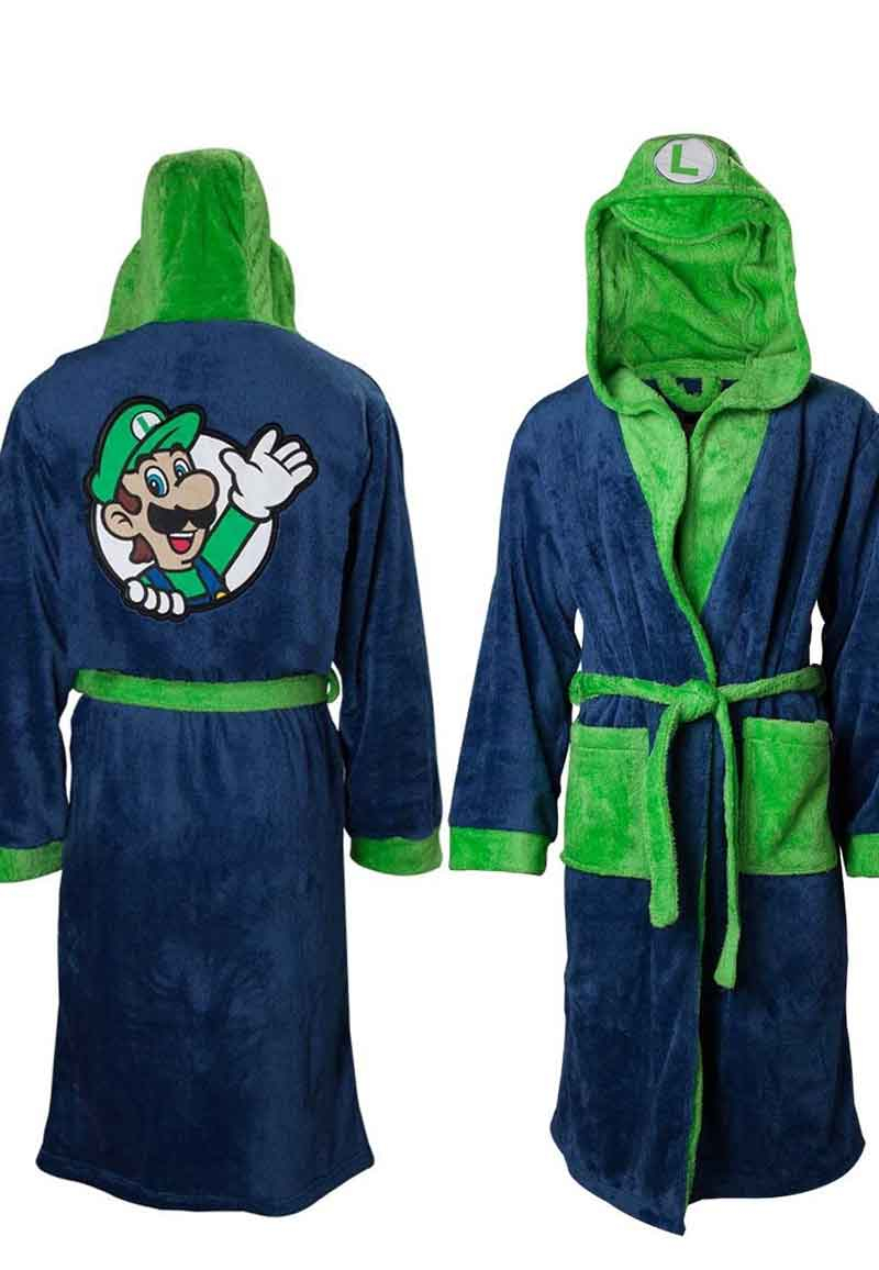 Badjas Luigi - Nitendo-XS/M - Blauw | Gr. XS/M