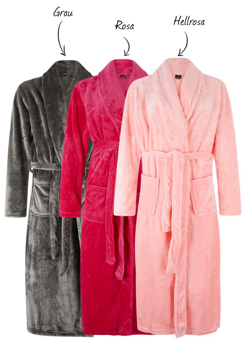 bademantel damen mit stickerei