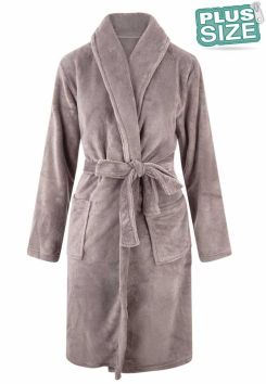 Große Größen Bademantel aus Fleece