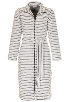 Pastunette Rippstoff Damenbademantel Reißverschluss - Fleece