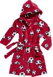 TG. 98-104) Playshoes Fleece-Bademantel Veilchen Capo