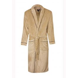 bademantel beige herren