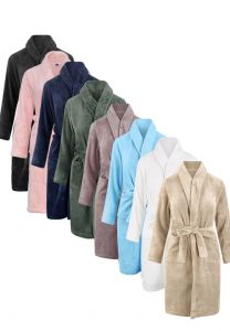 Fleece Kinderbademäntel Bestickung 