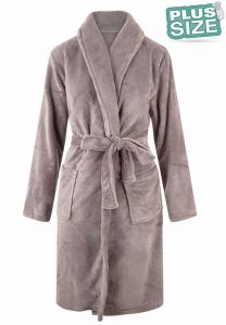 Große Größen Bademantel aus Fleece