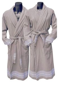 Hamam Bademantel Grau