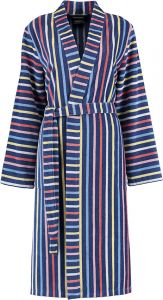 Cawö Damen-Kimono mit Streifen – luxuriöse Baumwolle 