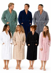 Fleece Bademäntel – 8 Farben