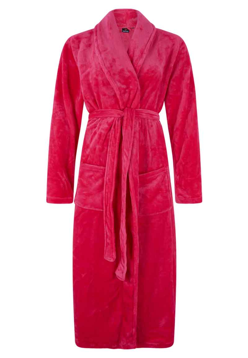 Pink / Dames Badjas - L/XL - Roze | Gr. l/xl