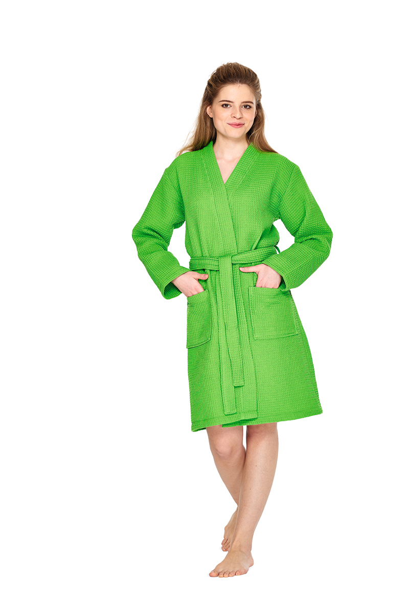 Groene kimono badjas dames-s - Groen | Gr. s