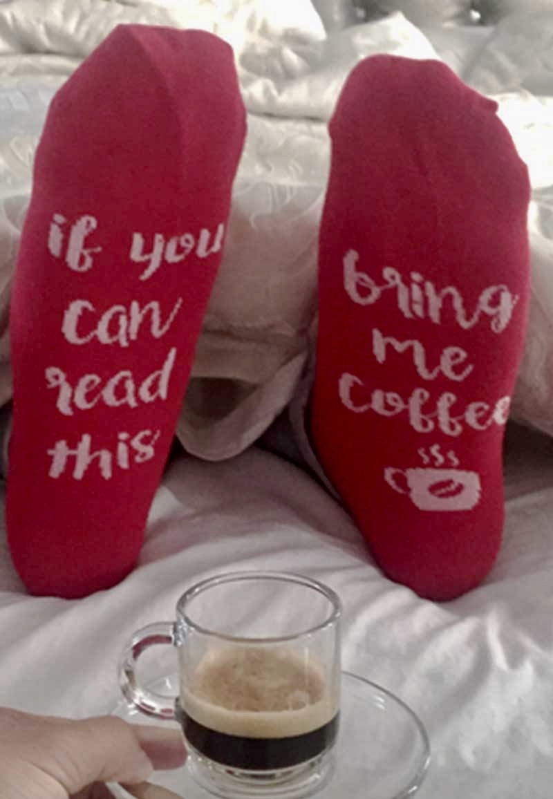 Badjas Sokken - Bring me some coffee! - Gr. 104/110